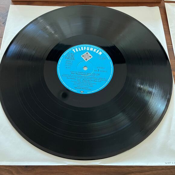 J. S. Bach Das Kantatenwerk Complete Cantatas Vol 17 LP Box Set 1977 Telefunken - Picture 3 of 8